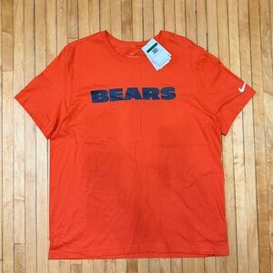 NWT Nike Chicago Bears Primetime Legend Wordmark Performance T-Shirt Sz. XL
